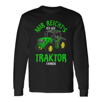 Children's Mir Reichts Ich Geh Traktor Fahren Tracker Langarmshirts - Geschenkecke