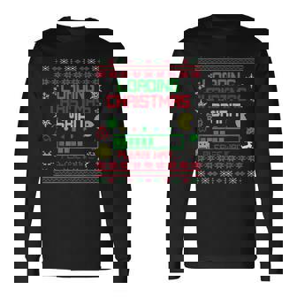 Christmas Gaming Loading Christmas Spirit For Gamer Ugly Long Sleeve T-Shirt | Mazezy
