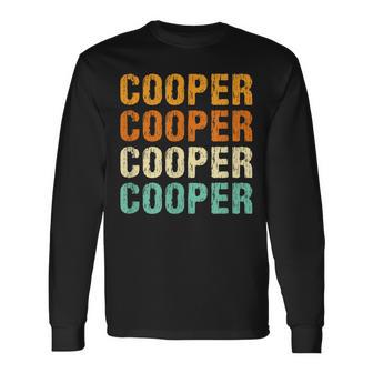 Cooper Nachname Familientreffen Nachname Personalisiert Langarmshirts - Geschenkecke