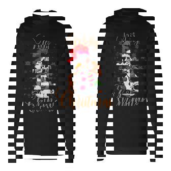 Creepy Christmas Scary Snowman Long Sleeve T-Shirt - Monsterry