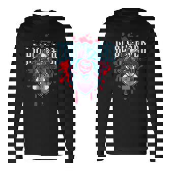 Creepy Halloween_Creepy Snowman Long Sleeve T-Shirt - Monsterry