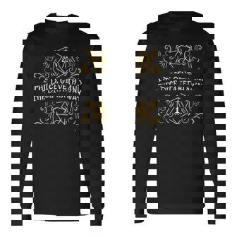 D20 Dice Giveth And Taketh Away Nerdy Long Sleeve T-Shirt - Thegiftio