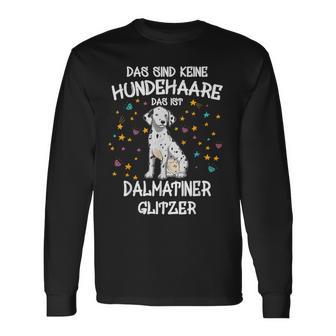 Dalmatian Glitter Dog Holder Dog Langarmshirts - Geschenkecke