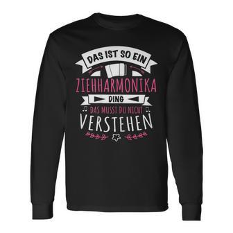 Damen Akkordeon Musiker Das Ist So Ein Ziehharmonika Ding Langarmshirts - Geschenkecke