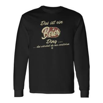 Damen Das Ist Ein Beier Ding Lustiges Familie Beier Mit-Ausschnitt Langarmshirts - Geschenkecke