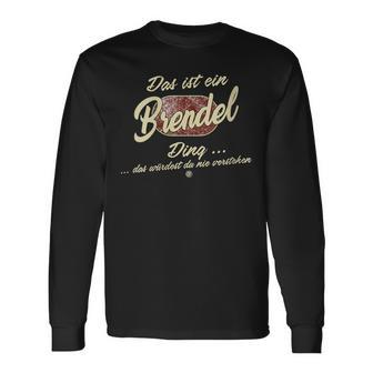 Damen Das Ist Ein Brendel Ding Lustiges Familie Brendel Mit-Ausschnitt Langarmshirts - Geschenkecke