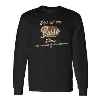 Damen Das Ist Ein Busse Ding Lustiges Familie Busse Mit-Ausschnitt Langarmshirts - Geschenkecke