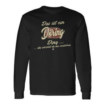 Damen Das Ist Ein Döring Ding Lustiges Familie Döring Mit-Ausschnitt Langarmshirts - Geschenkecke