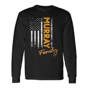 Damen Usa Murray Familienname Murray Nachname Murray Mit-Ausschnitt Langarmshirts - Geschenkecke