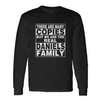 Daniels Last Name Name Personalised Daniels Langarmshirts - Geschenkecke