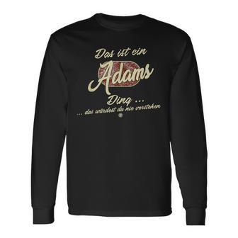 Das Ist Ein Adams Ding Family Adams Langarmshirts - Geschenkecke