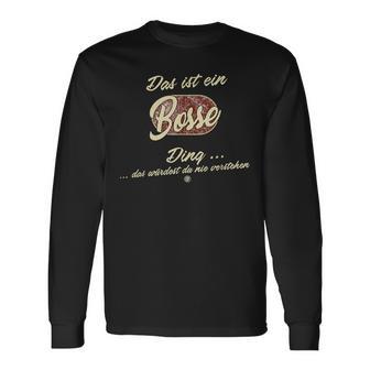 Das Ist Ein Bosse Ding Lustiges Familie Bosse Langarmshirts - Geschenkecke