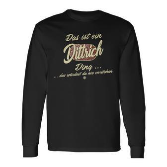 Das Ist Ein Ding It's A Dittrich Ding Langarmshirts - Geschenkecke