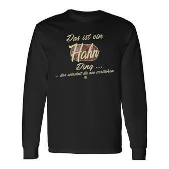 'Das Ist Ein Hahn Ding' It's A Hahn Ding Langarmshirts - Geschenkecke