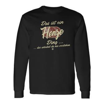 Das Ist Ein Henze Das Ist Ein Henze F Langarmshirts - Geschenkecke