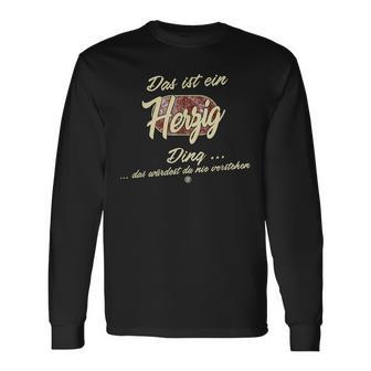 Das Ist Ein Herzig Ding Langarmshirts - Geschenkecke