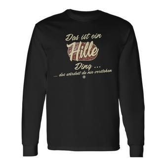 Das Ist Ein Hille Ding Lustiges Familie Hille Langarmshirts - Geschenkecke