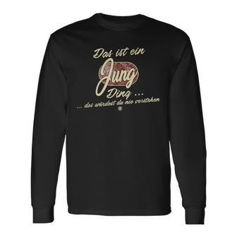 Das Ist Ein Jung Ding Lustiges Familie Jung Langarmshirts - Geschenkecke