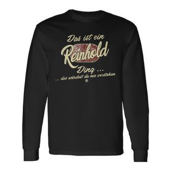 Das Ist Ein Reinhold Ding Family Reinhold Langarmshirts - Geschenkecke