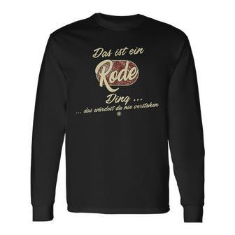 Das Ist Ein Rode Ding Lustiges Familie Rode Langarmshirts - Geschenkecke