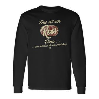 Das Ist Ein Roos Ding Family Roos Langarmshirts - Geschenkecke