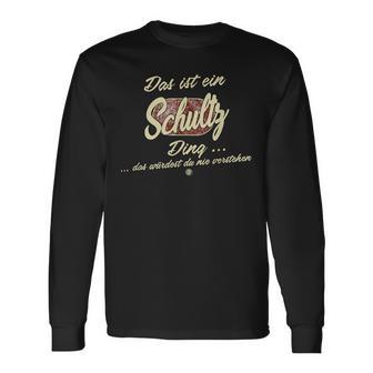 Das Ist Ein Schultz Ding Family Motif Langarmshirts - Geschenkecke