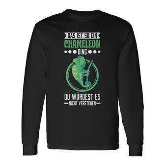 Das Ist So Ein Chameleon Ding Chameleon Langarmshirts - Geschenkecke