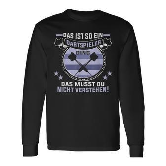 Das Ist So Ein Dartspieler Ding Dart Team Dartspieler Langarmshirts - Geschenkecke