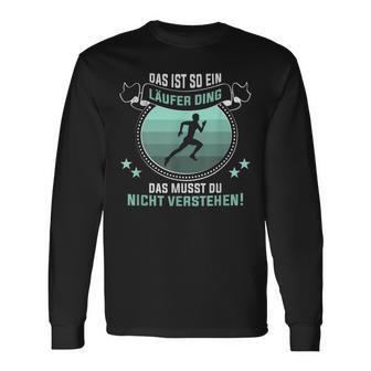 Das Ist So Ein Läufer Ding Jogging Runner Langarmshirts - Geschenkecke