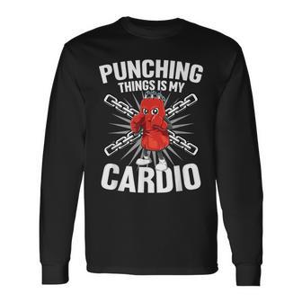 Dinge Zu Schlachtist Mein Cardio Langarmshirts - Geschenkecke