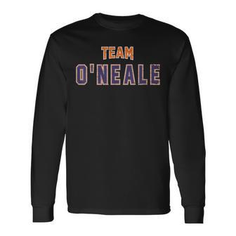 Distressed Team O'neale Last Name Proud Family Last Name Langarmshirts - Geschenkecke