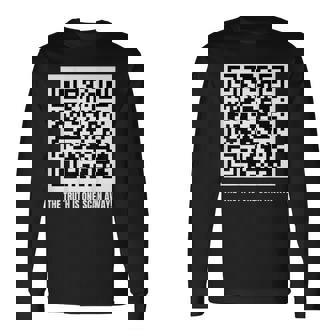 Donald Trump Is Your President Qr Trump Code Long Sleeve T-Shirt | Mazezy