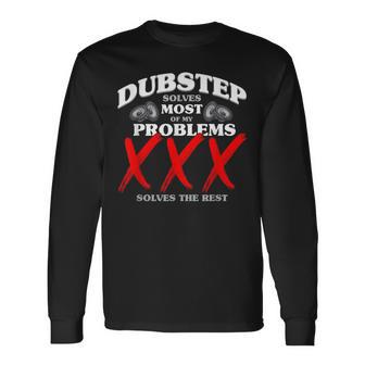 Dubstep Löst Die Msten Meiner Probleme Dubstep Langarmshirts - Geschenkecke