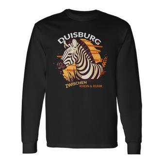 Duisburg Stolz Zebra Töfte Rhein Ruhr For Duisburg Langarmshirts - Geschenkecke