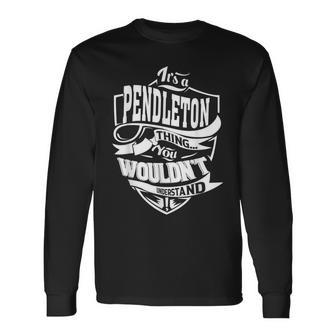 Es Ist Eine Pendleton-Ding Langarmshirts - Geschenkecke