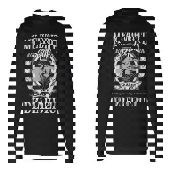 My Favorite People Call Me Dziadziu Fist Bump Polish Grandpa Long Sleeve T-Shirt - Monsterry
