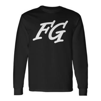 Fg Initials First Name F Surname G All Names With F Langarmshirts - Geschenkecke