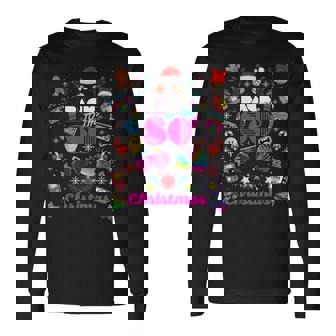 Back To 80'S Christmas Nostalgia Quotes Graphic Long Sleeve T-Shirt - Thegiftio