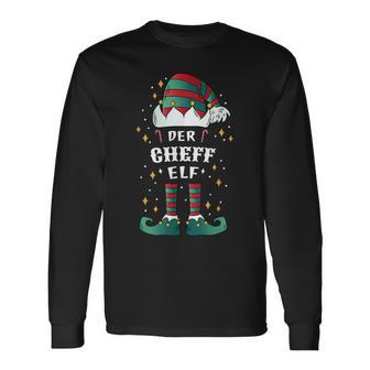 Elf Christmas Ich Bin Der Chef Elf Langarmshirts - Geschenkecke