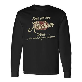 Family Abraham Das Ist Ein Abraham Ding Langarmshirts - Geschenkecke