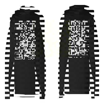 Qr President Trump 4547 Dancing Dance Moves Maga Code Long Sleeve T-Shirt | Mazezy