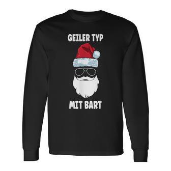 Geiler-Typmitbart Christmas Beard Langarmshirts - Geschenkecke