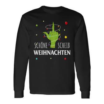 Grumpy Schöne Scheiß Weihnachten Xmas Hate Bad Mood Christmas Langarmshirts - Geschenkecke