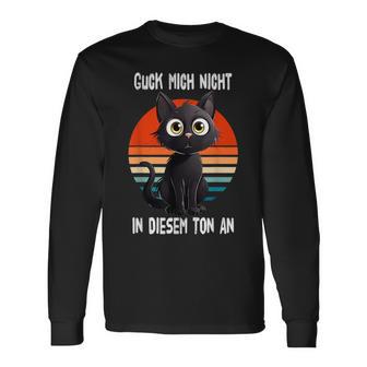 Guck Mich Nicht In Diesem Ton An Bombay Cat Langarmshirts - Geschenkecke