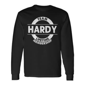 Hardy Geschenk Lustiger Nachname Familienbaum Geburtstag Wiedervereinigung Idee Langarmshirts - Geschenkecke