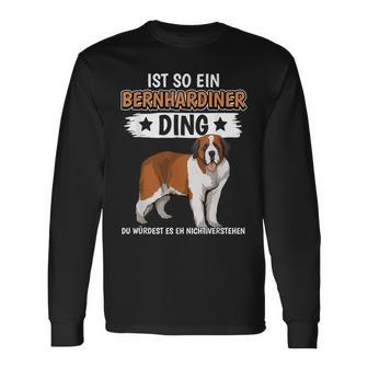 Hundehalter Ist So Ein Bernhardiner Ding Bernhardiner Langarmshirts - Geschenkecke