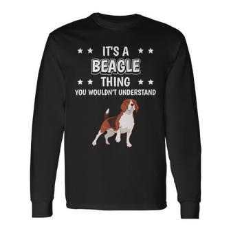 Ist So Ein Beagle Ding Lustiger Spruch Beagle Langarmshirts - Geschenkecke