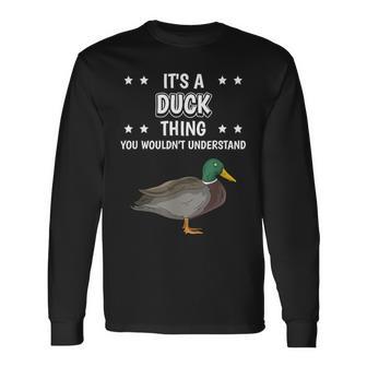 Ist So Ein Ente Ding Lustiger Spruch Enten Langarmshirts - Geschenkecke