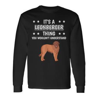 Ist So Ein Leonberger Ding Lustiger Spruch Leonberger Langarmshirts - Geschenkecke