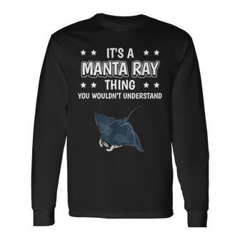 Ist So Ein Mantarochen Ding Saying Langarmshirts - Geschenkecke